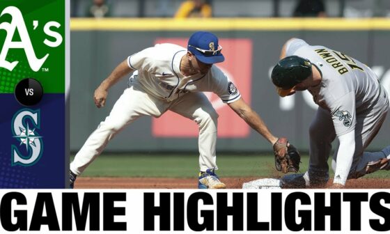 Athletics vs. Mariners Game Highlights (10/2/22)  | MLB Highlights