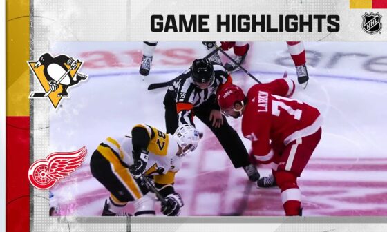 Penguins @ Red Wings 10/3 | NHL Highlights 2022