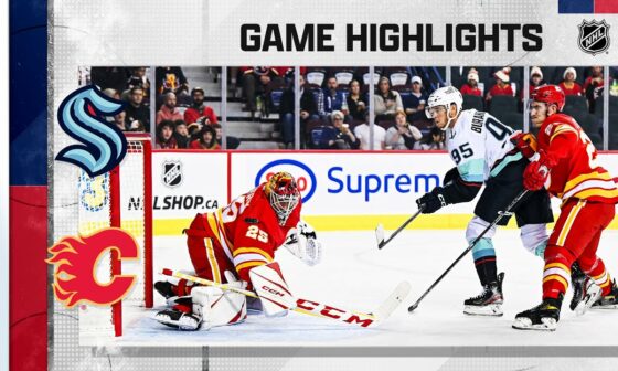 Kraken @ Flames 10/3 | NHL Highlights 2022