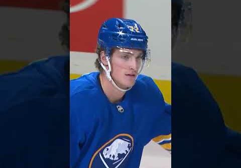 Tage Thompson shows off the mitts with a beautiful goal