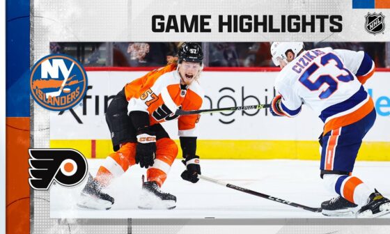Islanders @ Flyers 10/4 | NHL Highlights 2022