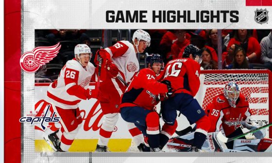 Red Wings @ Capitals 10/5 | NHL Highlights 2022