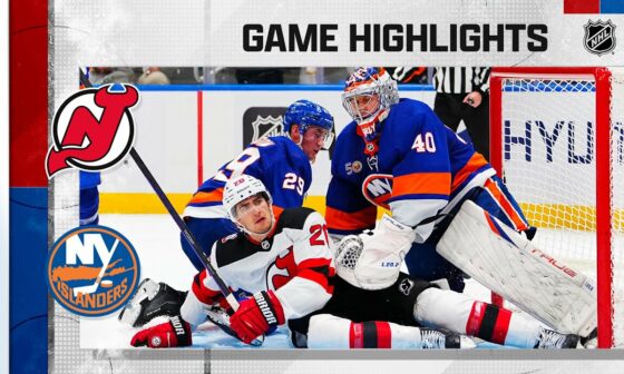 Devils @ Islanders 10/6 | NHL Highlights 2022