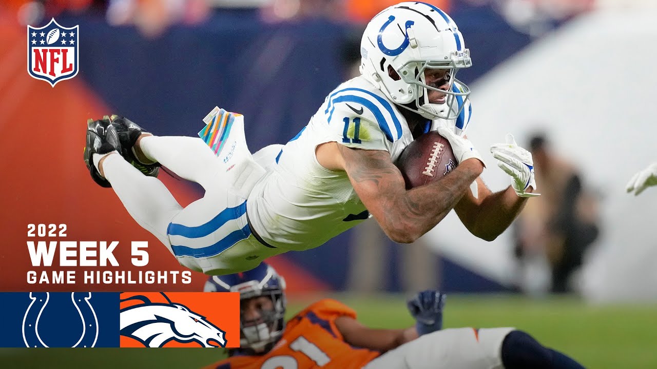 Indianapolis Colts vs. Denver Broncos | 2022 Week 5 Game Highlights