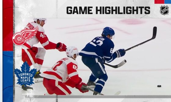 Red Wings @ Maple Leafs 10/8 | NHL Highlights 2022