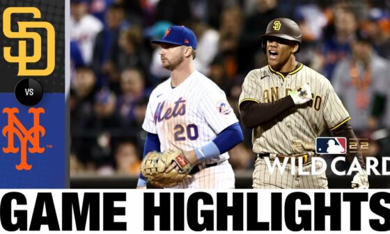 Padres vs. Mets Wild Card Game 3 Highlights (10/9/22) | MLB Postseason Highlights