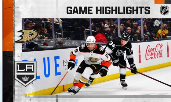 Ducks @ Kings 10/8 | NHL Highlights 2022