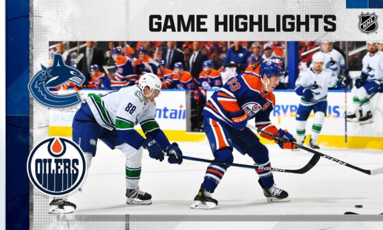 Canucks @ Oilers 10/12 | NHL Highlights 2022