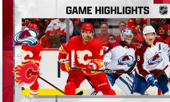 Avalanche @ Flames 10/13 | NHL Highlight 2022