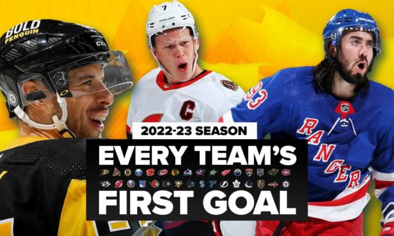 Watch every team's first goal of the 22-23 season