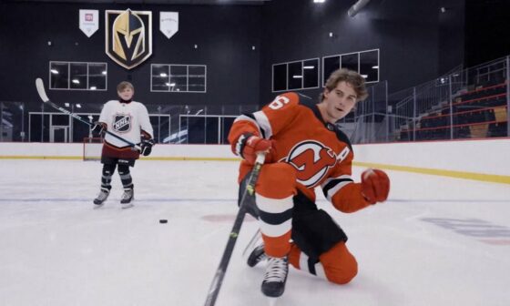 Kid Reporter Talks Trick Shots, Cellys with Zegras, Hughes and Barzal