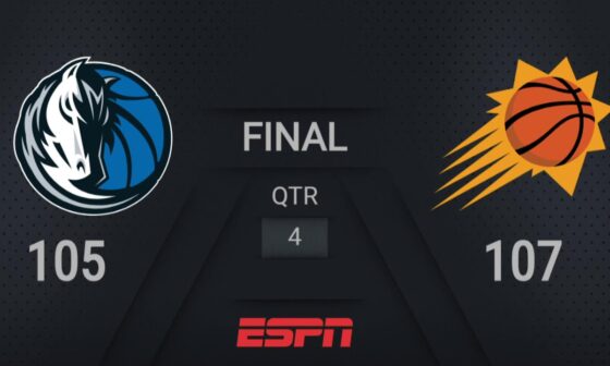 Mavericks @ Suns  NBA on ESPN Live Scoreboard | #KiaTipOff22