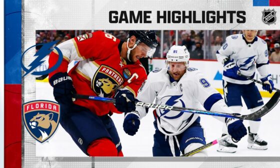 Lightning @ Panthers 10/21 | NHL Highlights 2022