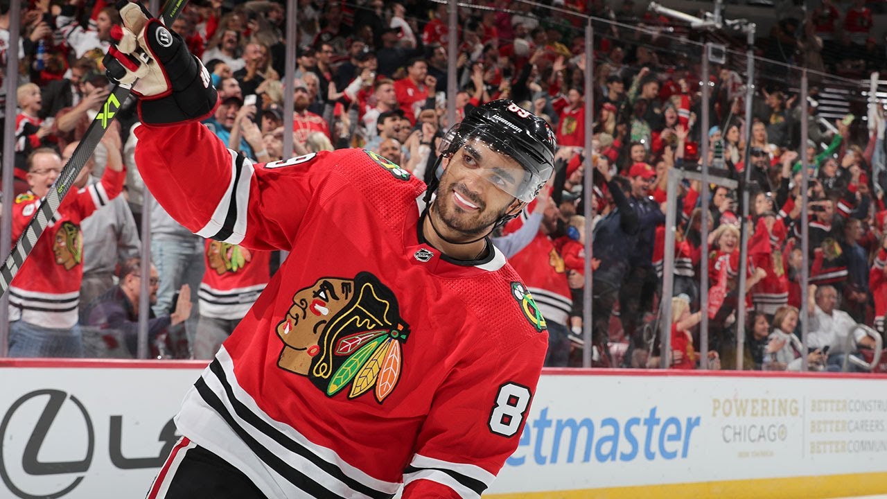 Athanasiou's first Blackhawks goal is a penalty shot