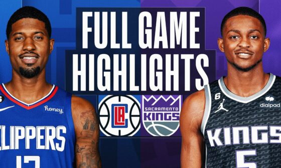 CLIPPERS at KINGS | NBA FULL GAME HIGHLIGHTS | October 22, 2022 (edited)