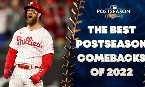 This postseason has been INSANE!! Some incredible comebacks have happened throughout the postseason!