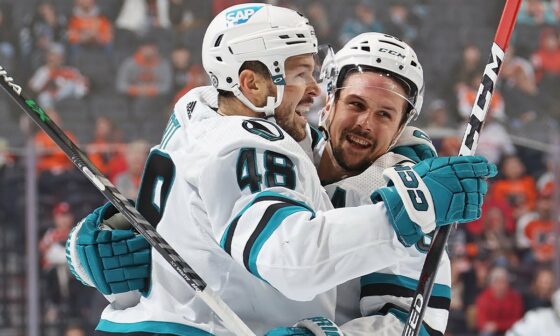 Karlsson's one-timer finishes off a dominant shift for the Sharks
