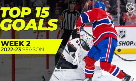 Top 15 Goals from Week 2 of the 2022-23 NHL Season