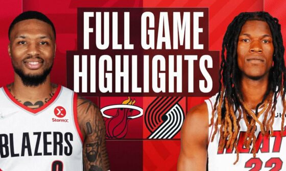 HEAT at TRAIL BLAZERS | NBA FULL GAME HIGHLIGHTS | October 26, 2022
