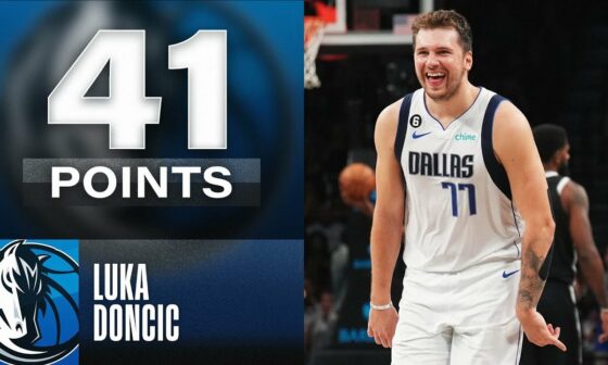 Luka ERUPTS For 41-PT Triple-Double in Brooklyn 🔥