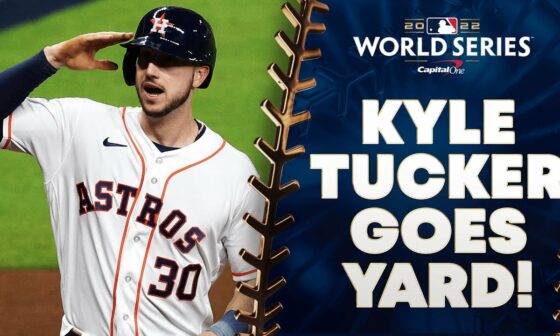 Kyle Tucker homers to give Astros early Game 1 lead!