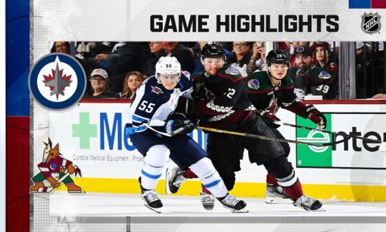 Jets @ Coyotes 10/28| NHL Highlights 2022