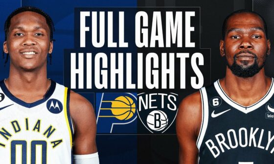 PACERS at NETS | NBA FULL GAME HIGHLIGHTS | October 29, 2022