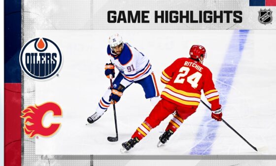 Oilers @ Flames 10/29 | NHL Highlights 2022