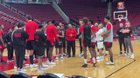 [Berman] The Rockets sing Happy Birthday to equipment manager Tony Nola in English, Turkish and Spanish. Tony turned 44 today. His daughter Gabby brought him the cake.