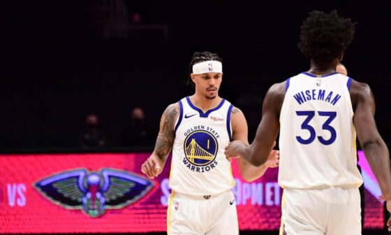 [Yahoo Sports] James Wiseman 'all raw talent,' excites old Warriors locker mate Damion Lee