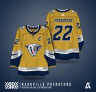 The guy who leaked details regarding San Jose’s uniforms states that the Preds’ Reverse Retro 2.0 jerseys will feature the mustard cat logo. Further in the thread, he says he’s heard the jersey will be navy, though he can’t with certainty confirm the color.