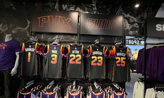 Come through for your HWC and Statement edition Suns Jerseys!