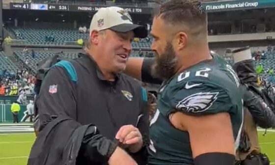 wanted to share: WATCH: Eagles' Jason Kelce, Jaguars' Doug Pederson's postgame chat was amazing - NBC Sports Philadelphia