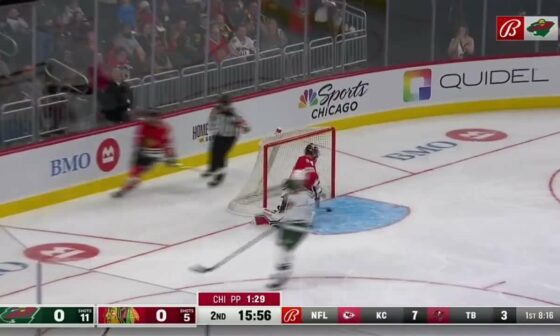 Dewey with a short handed goal on the breakaway