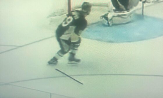 Watching an old Penguin game from 2013 and found Dupers broken stick I have