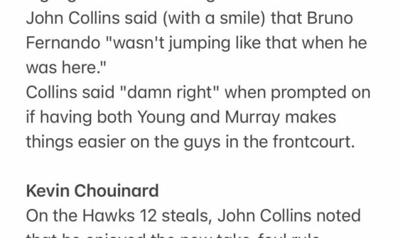 10/19/22 Hawks Post Game Comments