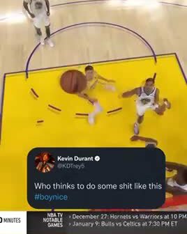 “Who thinks to do some shit like this #boynice”, Kevin Durant tweets some Jordan Poole praise!