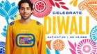 [Rob Williams] The Abbotsford Canucks have unveiled their own Diwali jersey, modelled here by Arshdeep Bains. The jersey was designed by local South Asian visual artist Sandeep Johal