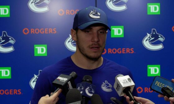 Horvat's in mid season form with an Obviously/60 of 232.55 in tonight's post game interview