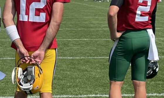 [Mike Wilson] Dreams do come true! I can’t tell you how many times Zach Wilson and I have watched Rodgers on tv or studied his every movement on YouTube. Today he gets a chance to play against him. Parents if your child has a dream, embrace it. Sometimes dreams do come true.