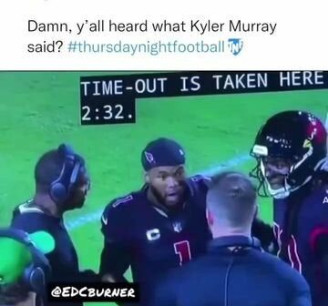 Kyler Murray was going off 😭