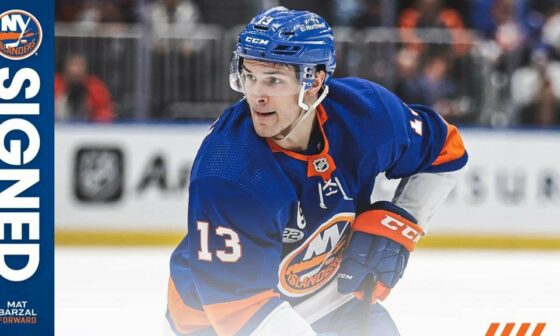 Barzal signs 8 year extention