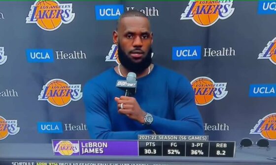 LeBron James is asked for his thoughts on Victor Wembanyama: "Everybody’s been a unicorn over the last few years, but he’s more like an alien."