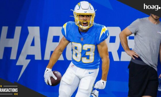 Los Angeles Chargers Sign Michael Bandy to Active Roster; Place Joshua Kelley on Injured Reserve