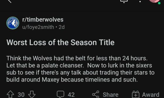 Remember this post after the Sixers lost to the Spurs?