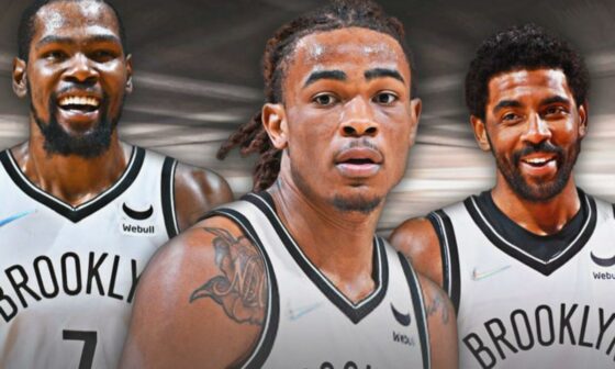 The real Nets Big 3? Big shout out to Royce for that dagger 3! That was so hype!