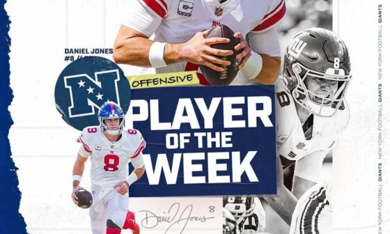 Our boy DJ has been named NFC Offensive Player of the Week!