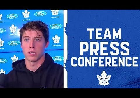 There were several tweets quoting Marner and Keefe's interviews this morning on the sub. I suggest watching the interview itself.