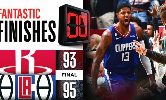 Final 2:08 WILD ENDING Rockets vs Clippers 😲👀