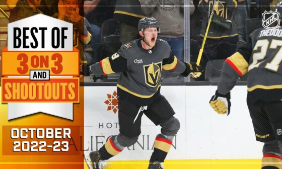 Best 3-on-3 Overtime and Shootout Moments from October | NHL 2022-23